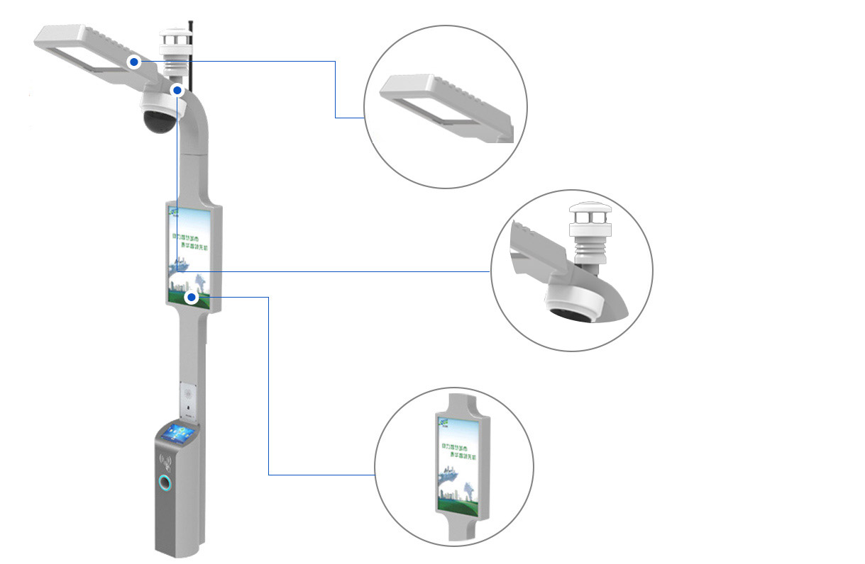 智慧路燈桿產(chǎn)品細節(jié)
