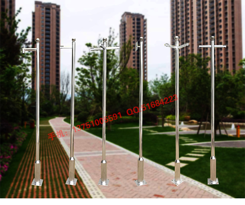 201不銹鋼監(jiān)控立桿