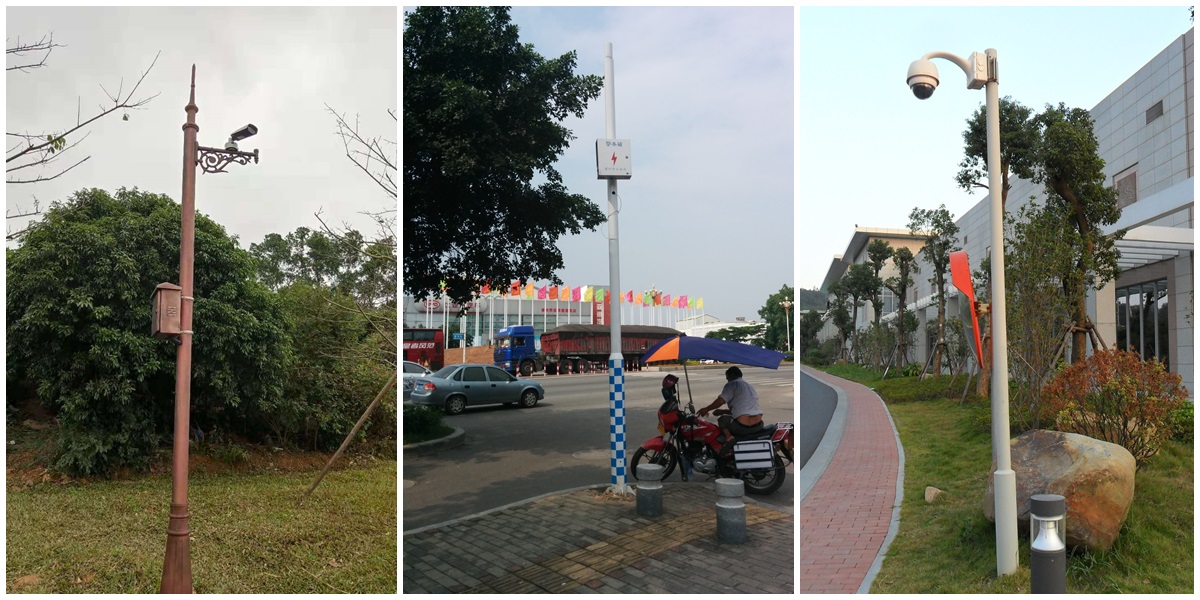 監(jiān)控立桿應用